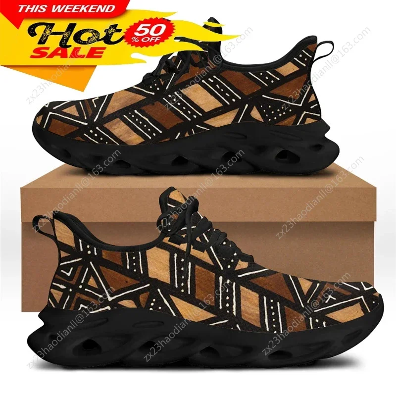Women'S Fashion Running Shoes - Zapatillas Deportivas con Estampado Tribal Africano