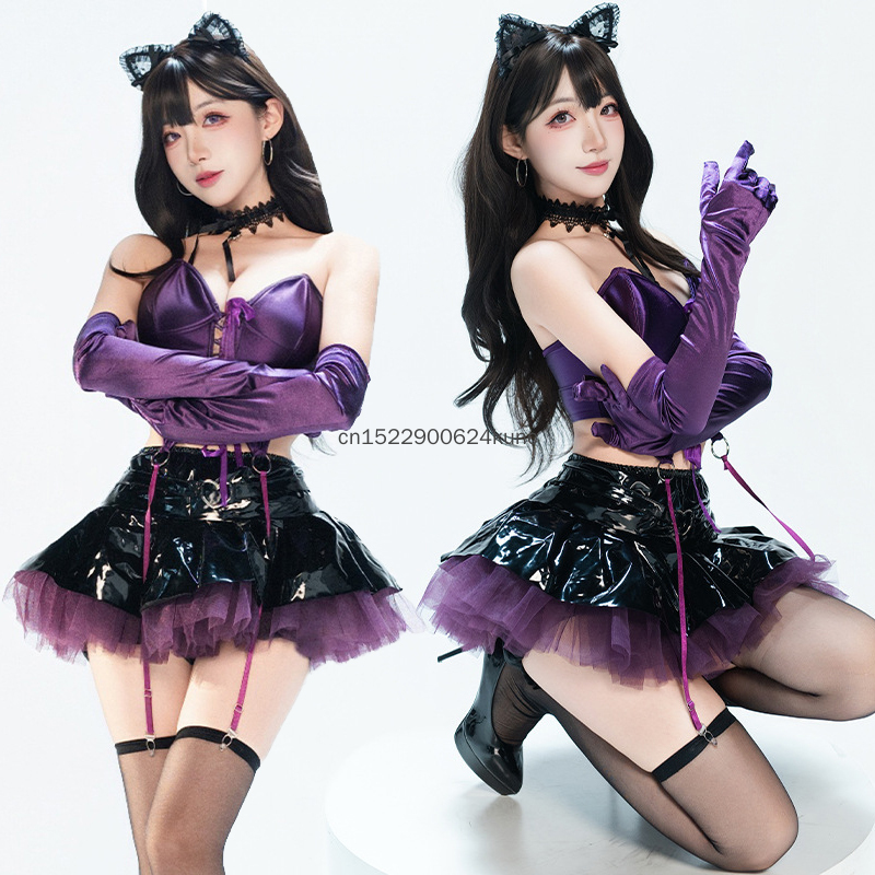 Women Fashion Gloves - Disfraz Sexy de Pequeña Demonio para