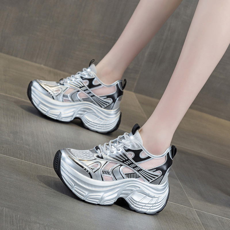 Sneakers Fashion Women - Zapatillas Deportivas con Plataforma Oculta para
