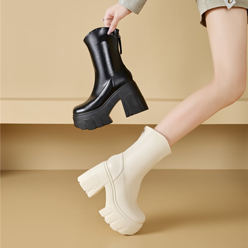 Women'S Fashion Riding Boots - Botas Vaqueras DIMANYU para Mujer, Nuevas