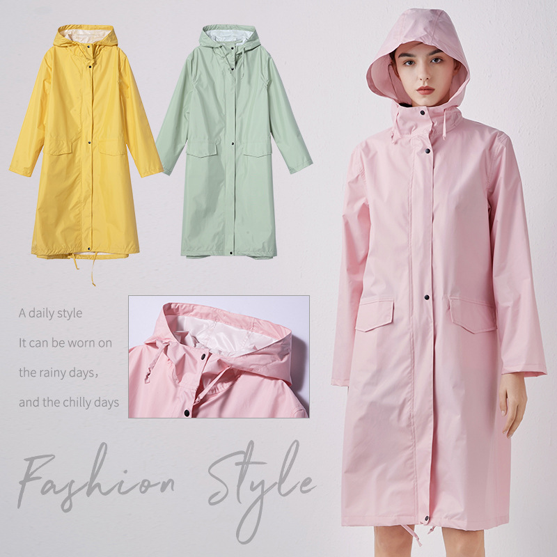 Women'S Fashion Raincoat - Nueva moda mujer impermeable ligero transpirable