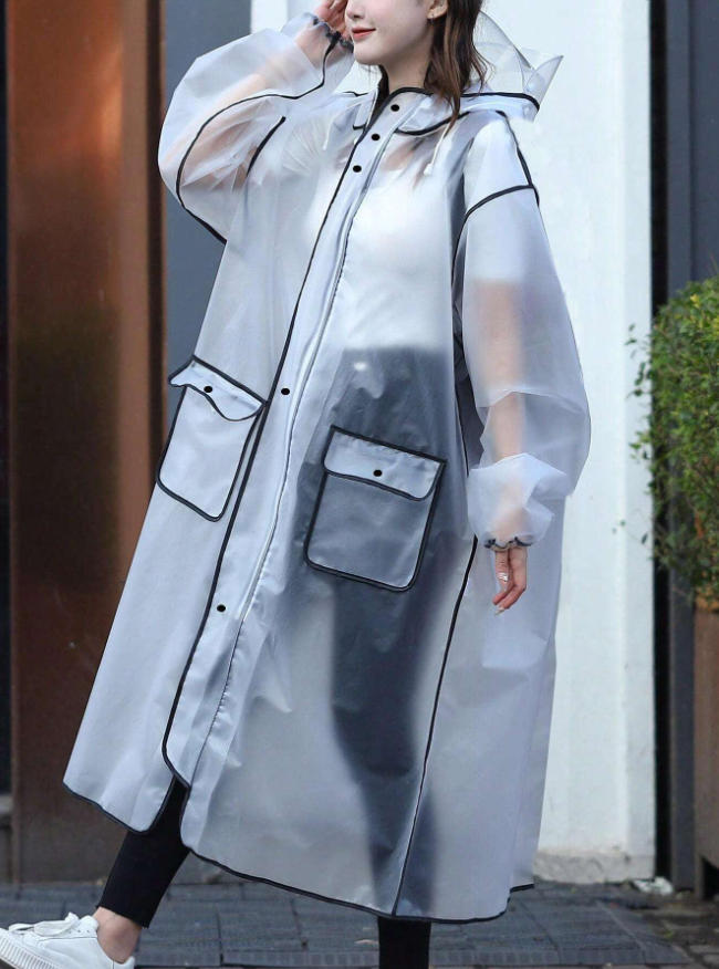 Women'S Fashion Raincoat - Chubasquero multifuncional de moda, abrigo de
