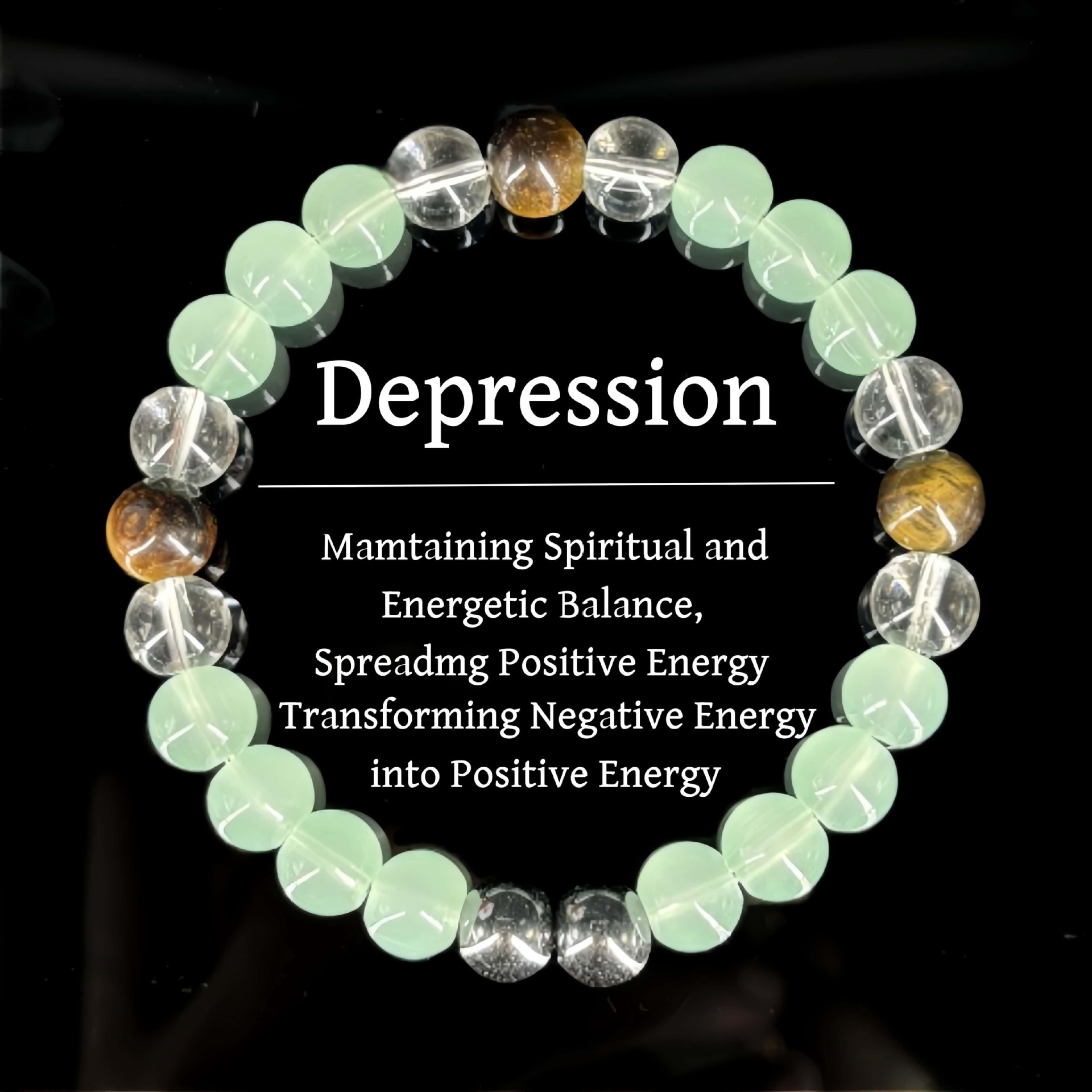 New Balance Fashion Women - Pulsera de Piedras Naturales 2026, Cuentas