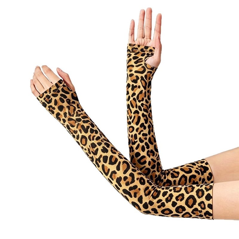 Women Fashion Gloves - Guantes de moda elásticos sin dedos
