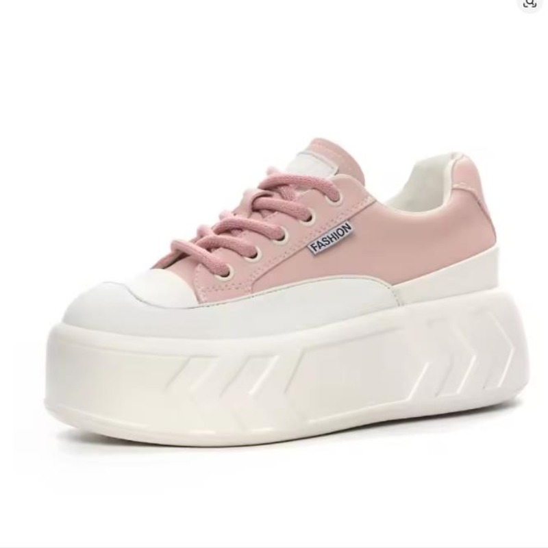Sneakers Fashion Women - Zapatos de cuero de microfibra de