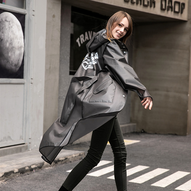 Chubasquero largo para adultos - Women'S Fashion Raincoat reseña y precio