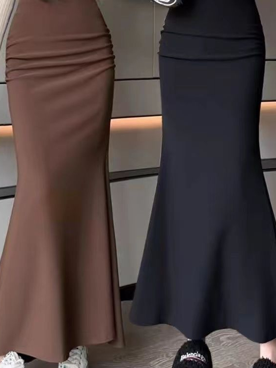 Falda midi estilo coreano a la - A-Line Skirt Midi reseña y precio