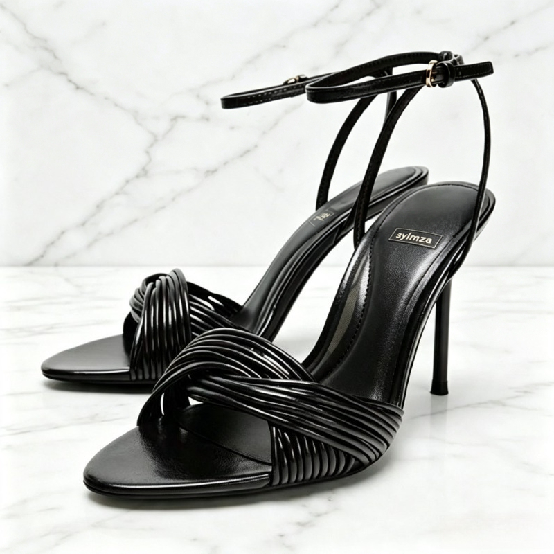 Sandalias de tacón de aguja co - Women'S Fashion Brand Shoes reseña y precio