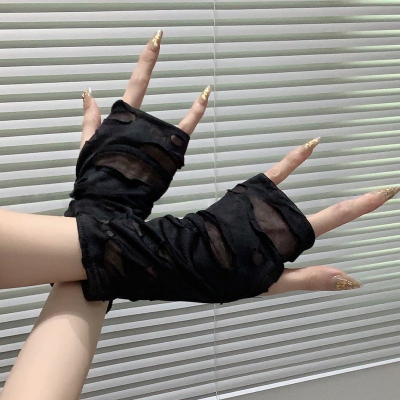 Mangas de protección solar de  - Women Fashion Gloves reseña y precio