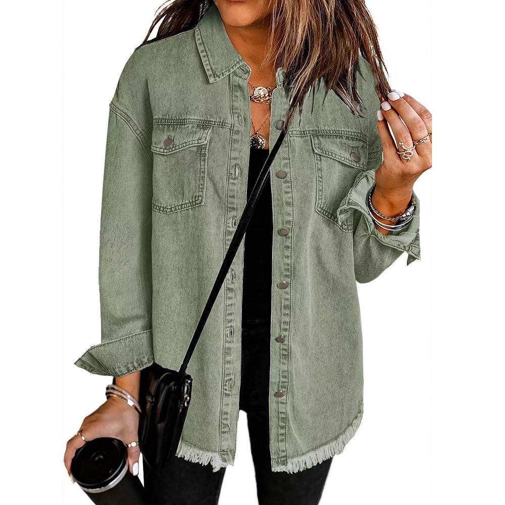 Chaqueta vaquera lavada para m - Women'S Fashion Denim Jacket reseña y precio