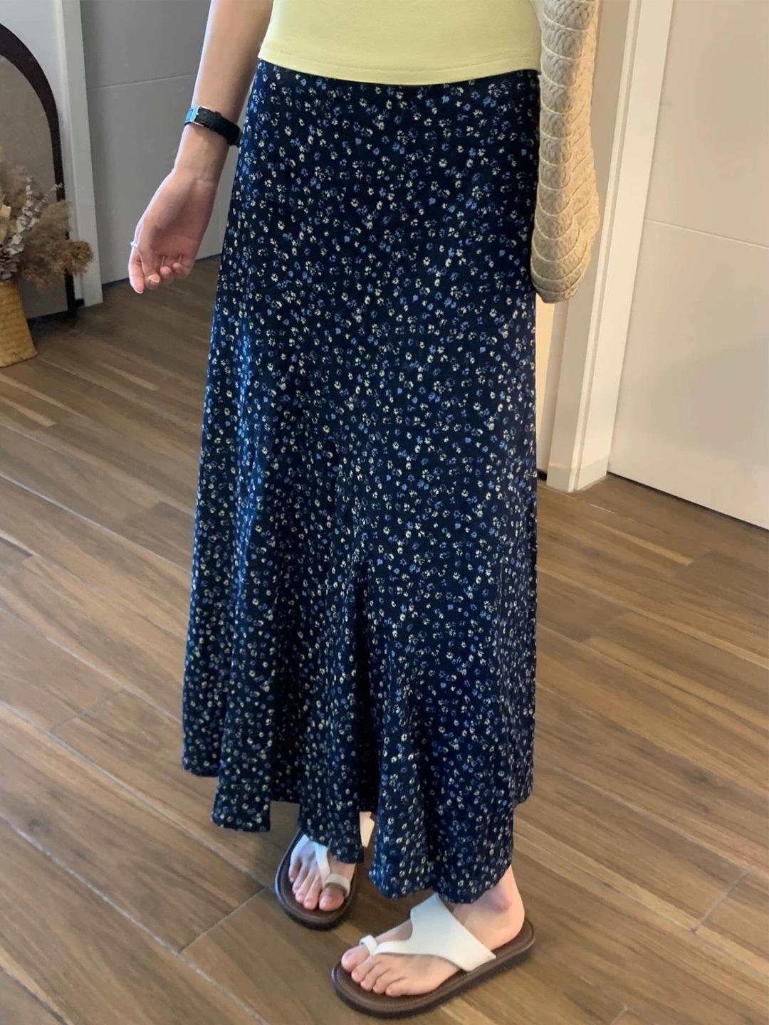 Falda midi de talla grande con - A-Line Skirt Midi reseña y precio