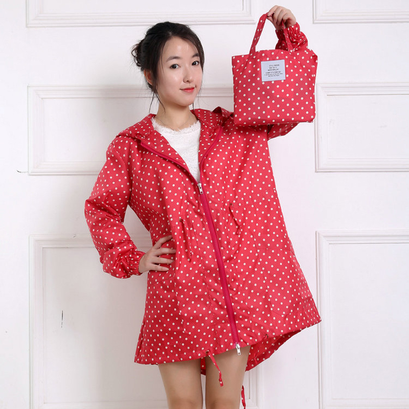 Chubasquero con estampado de p - Women'S Fashion Raincoat reseña y precio