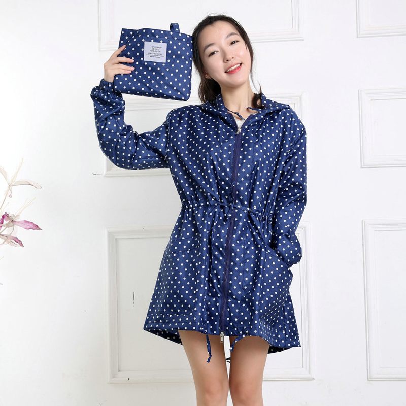 Chubasquero con estampado de p - Women'S Fashion Raincoat reseña y precio