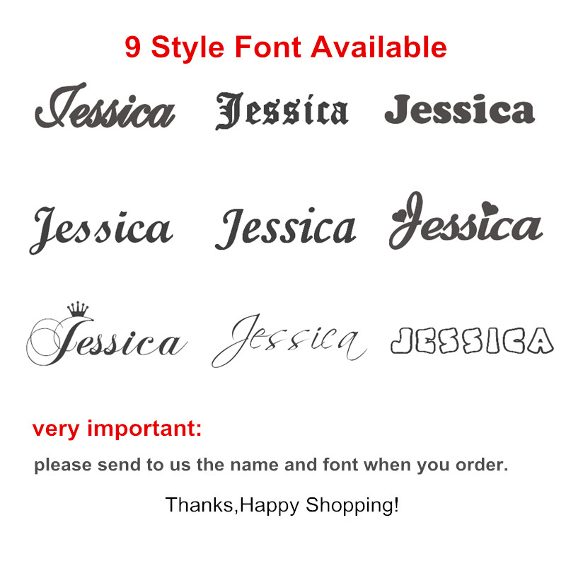 Tobillo con nombre personaliza - Women Fashion Dress Names reseña y precio