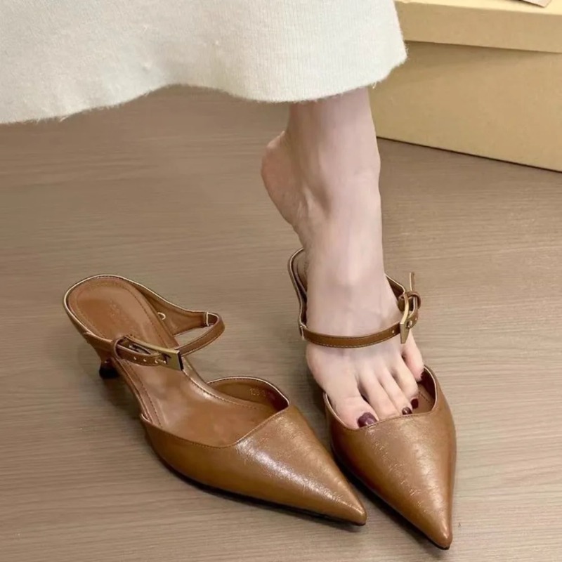 Zapatillas de tacón medio con  - Women'S Fashion Brand Shoes reseña y precio
