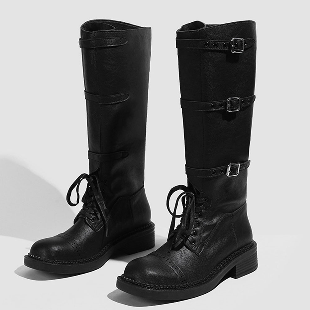 Botas hasta la rodilla para Mu - Women'S Fashion Riding Boots reseña y precio