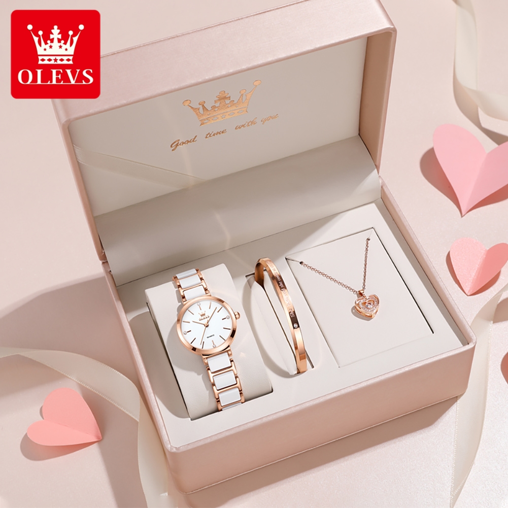 OLEVS Reloj de mujer 5877 Relo - Fashion Women Watches reseña y precio