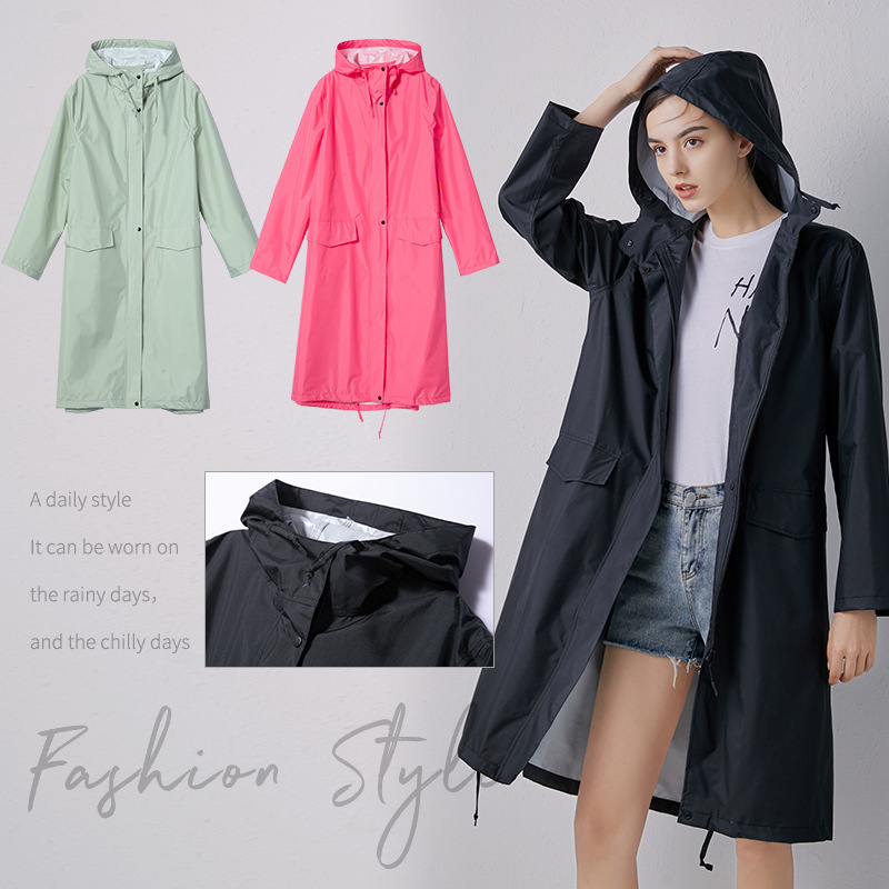 Nueva moda mujer impermeable l - Women'S Fashion Raincoat reseña y precio