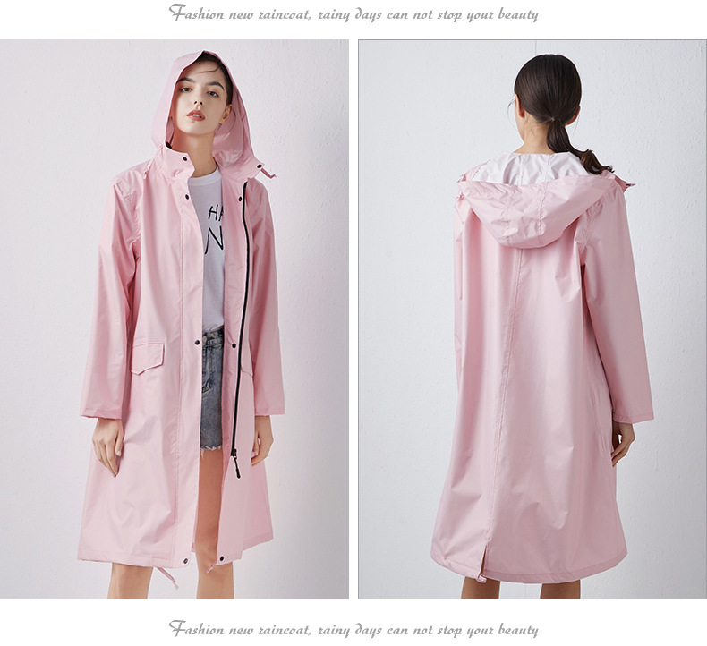 Nueva moda mujer impermeable l - Women'S Fashion Raincoat reseña y precio