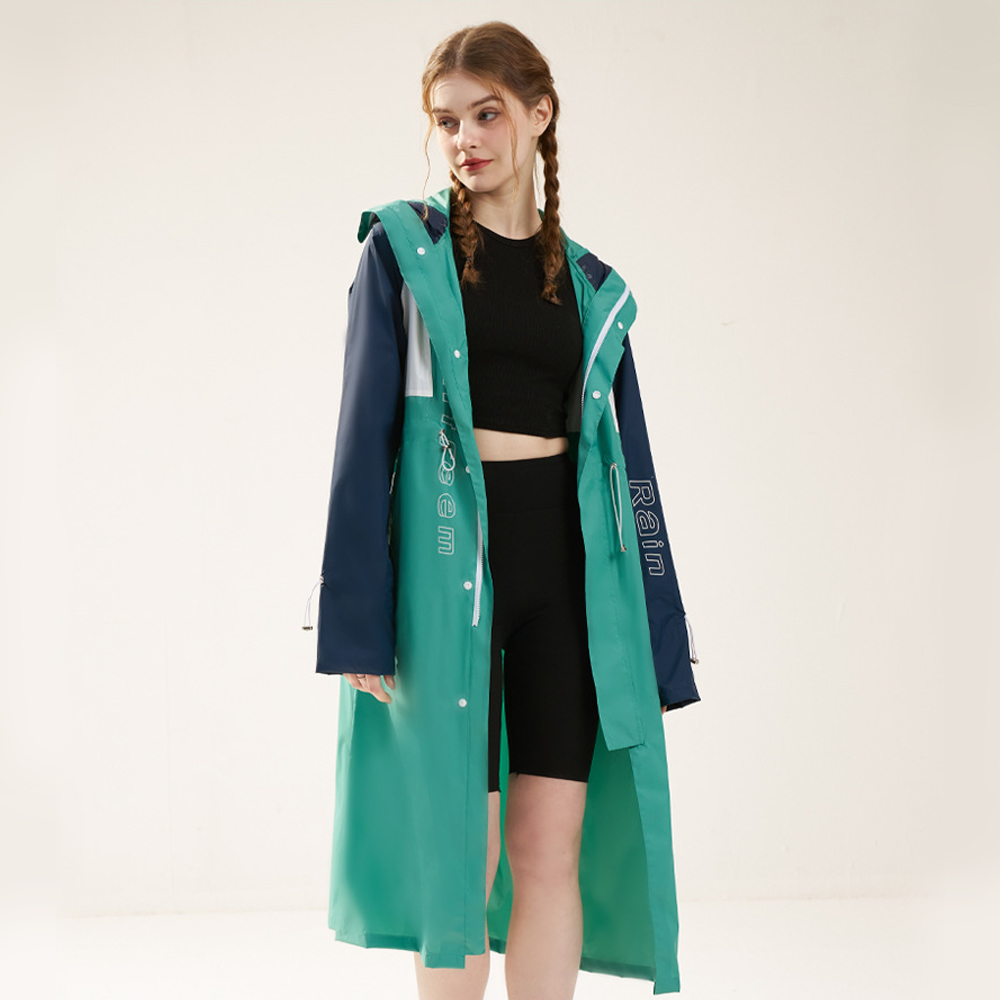 Nuevo Abrigo Largo Impermeable - Women'S Fashion Raincoat reseña y precio