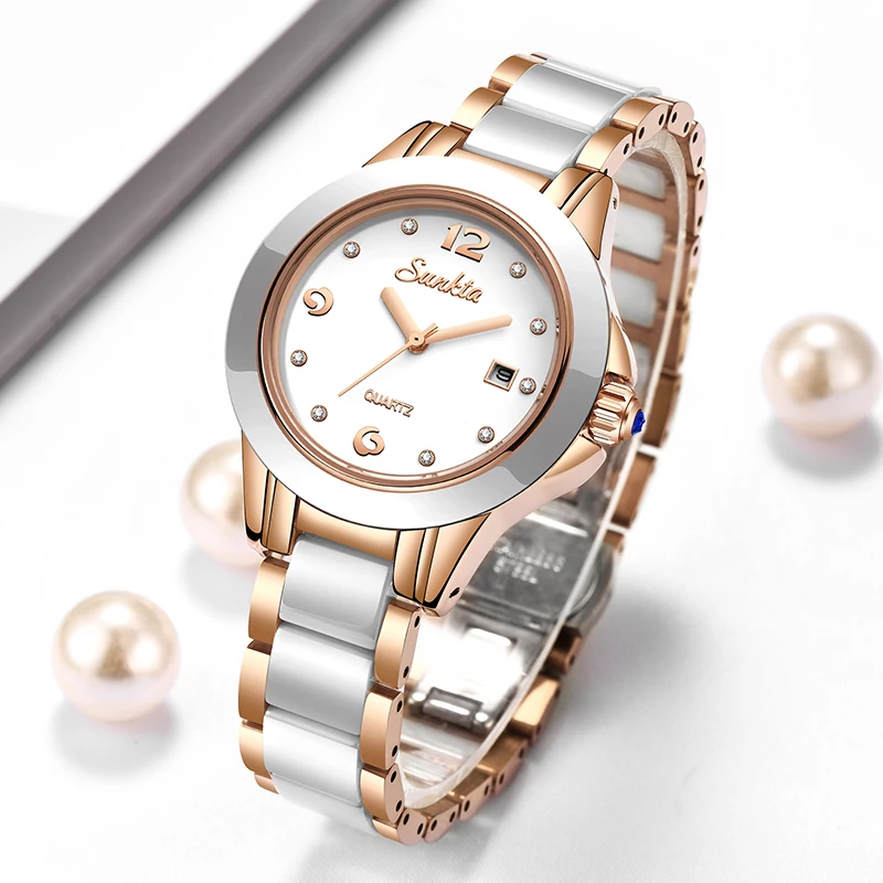 Reloj Sunkta de cuarzo informa - Fashion Women Watches reseña y precio