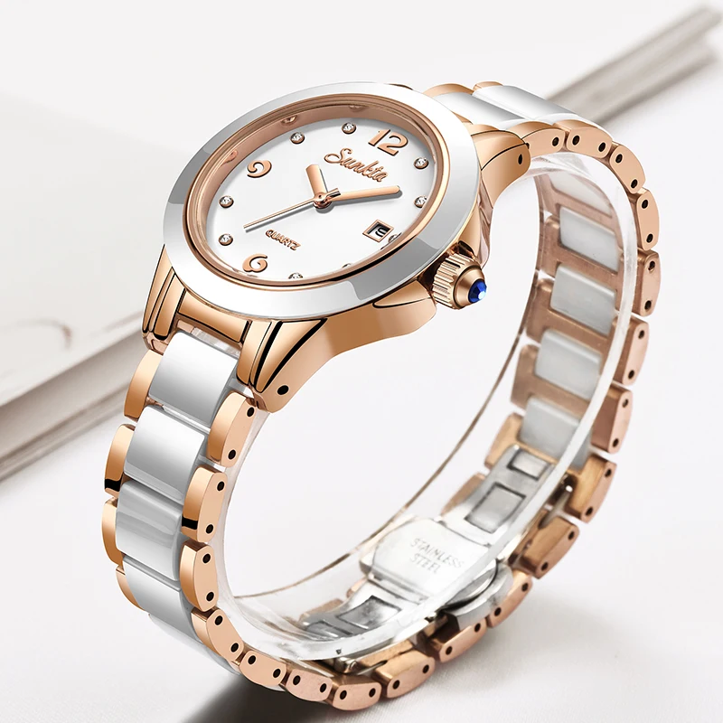 Reloj Sunkta de cuarzo informa - Fashion Women Watches reseña y precio