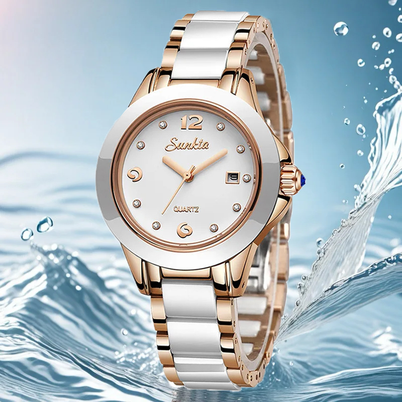 Reloj Sunkta de cuarzo informa - Fashion Women Watches reseña y precio