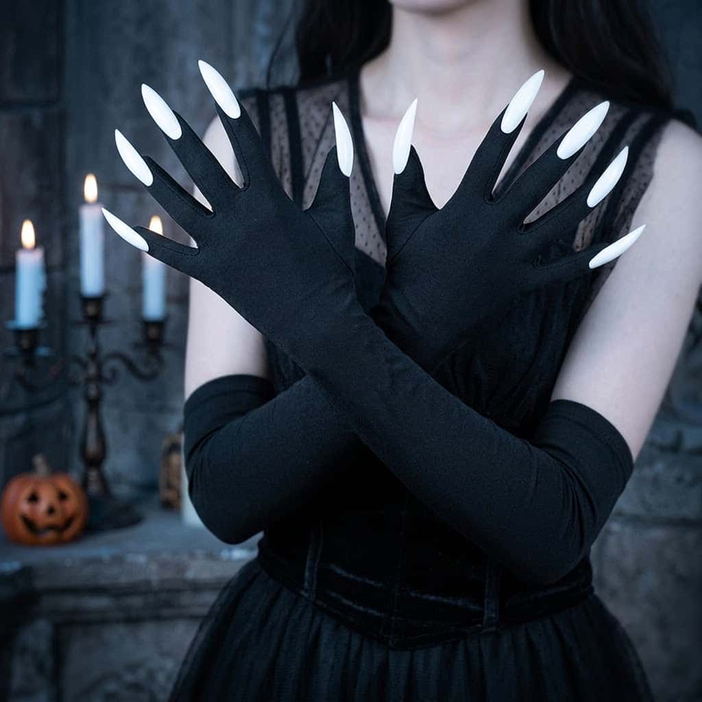 2026 Moon Girl Y2K Mangas de m - Women Fashion Gloves reseña y precio