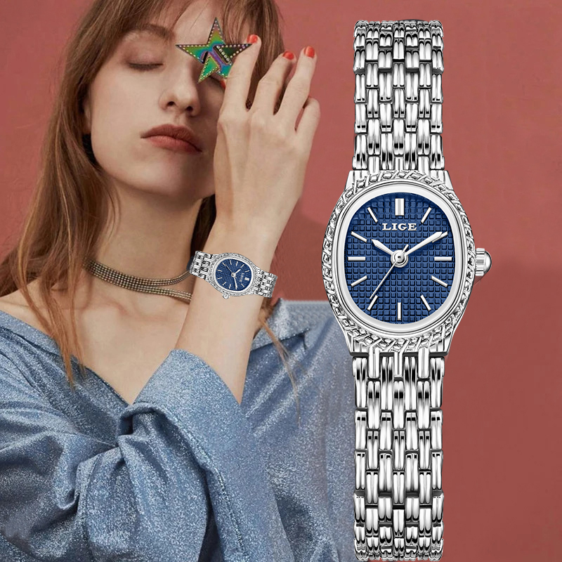 Reloj LIGE de cuarzo de lujo a - Fashion Women Watches reseña y precio