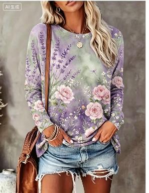 Camiseta de manga larga para m - Women'S Fashion Q reseña y precio