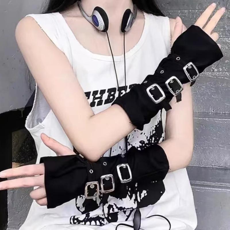 Guantes sin dedos góticos Punk - Women Fashion Gloves reseña y precio