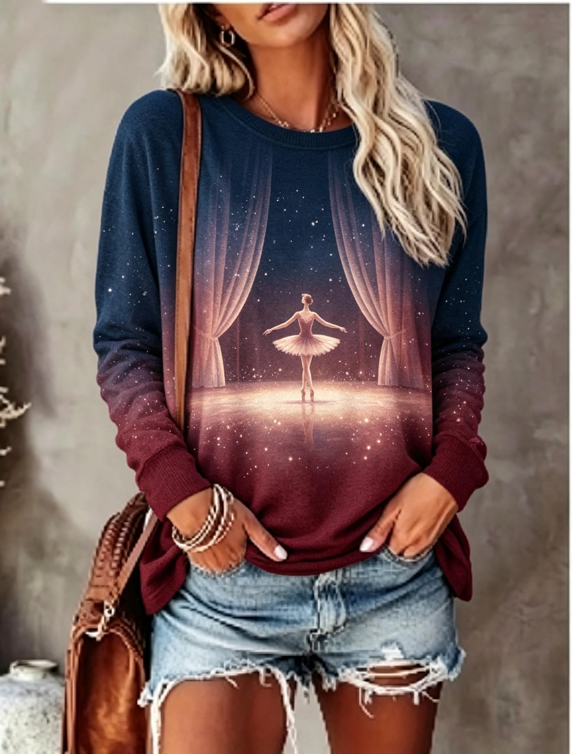 Camiseta de manga larga para m - Women'S Fashion Q reseña y precio