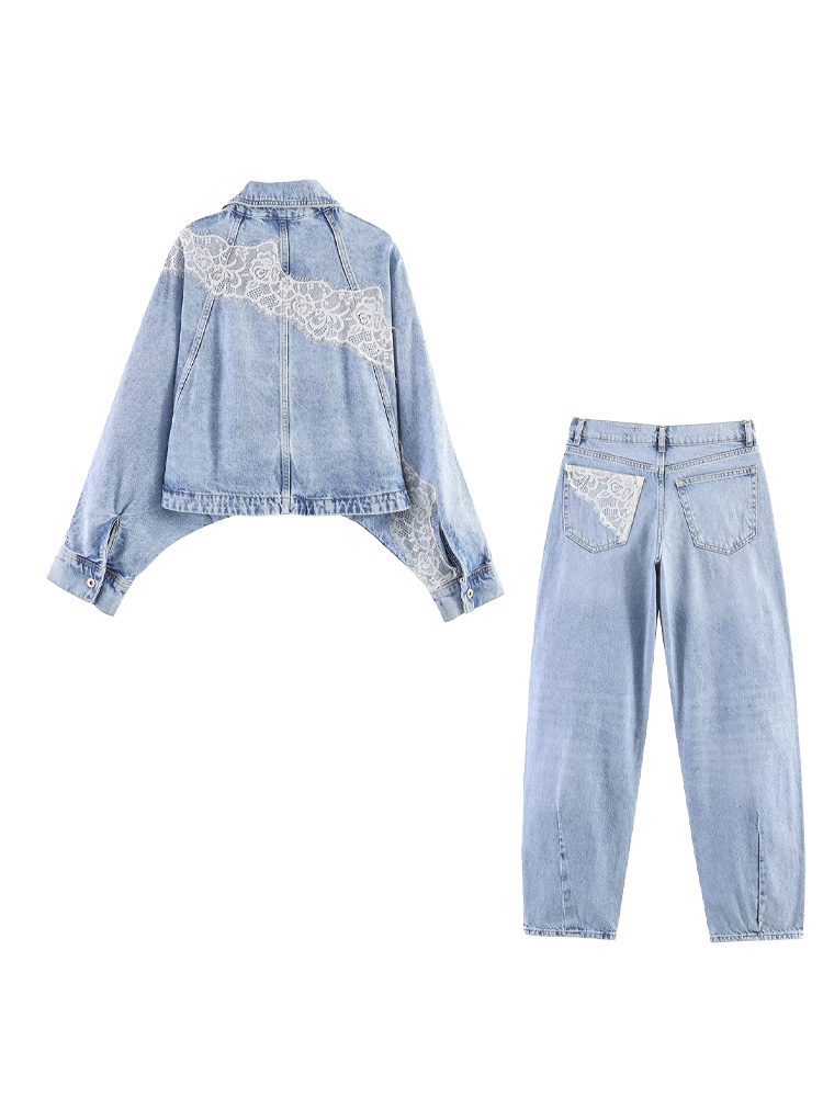 Conjunto de 2 piezas de chaque - Women'S Fashion Denim Jacket reseña y precio