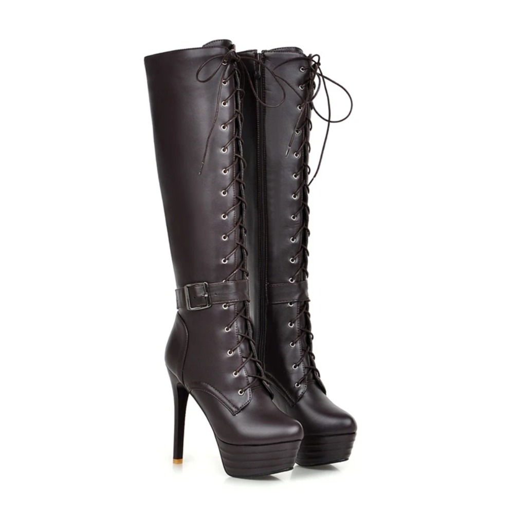 Botas hasta la rodilla para Mu - Women'S Fashion Riding Boots reseña y precio