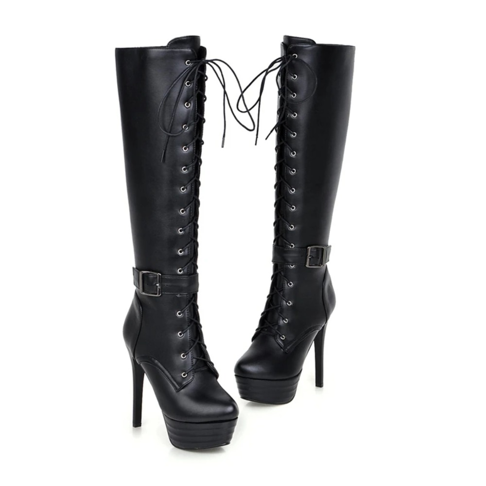 Botas hasta la rodilla para Mu - Women'S Fashion Riding Boots reseña y precio