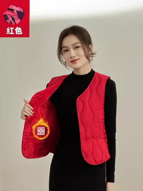 Chaleco de algodón acolchado p - Women Fashion Vest reseña y precio
