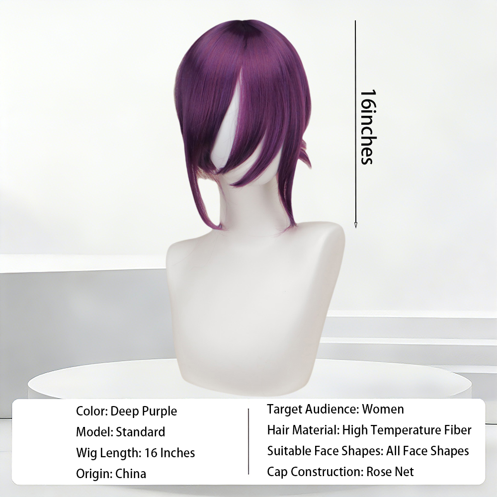 Peluca Bob Morada Oscura en Ca - Women'S Fashion Layering reseña y precio