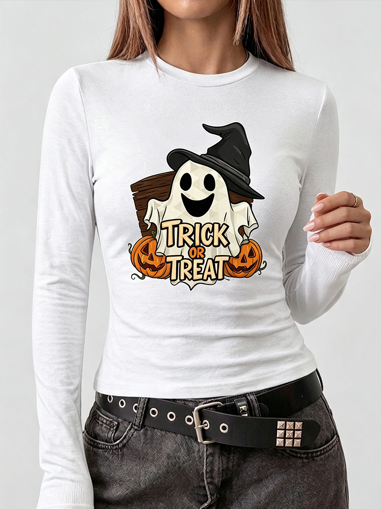 Camiseta de manga larga con es - Women'S Fashion Q reseña y precio