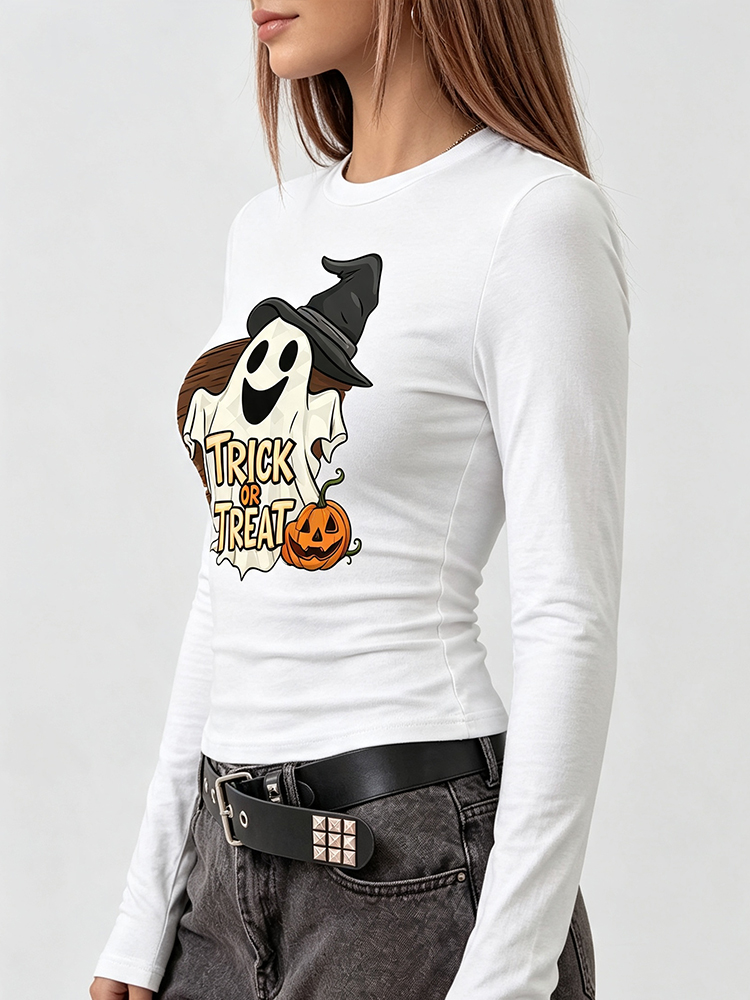 Camiseta de manga larga con es - Women'S Fashion Q reseña y precio