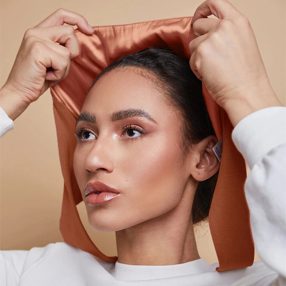 Gorro Hijab de satén Modal par - Women'S Fashion Visor reseña y precio