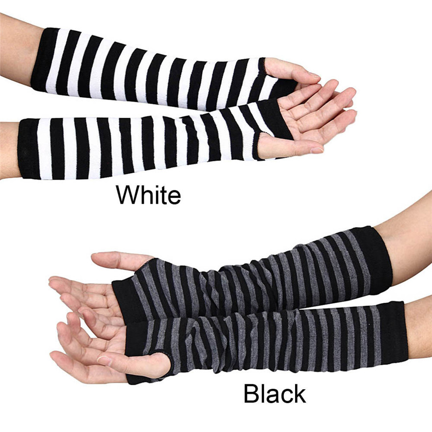 Calentador de brazo sin dedos  - Women Fashion Gloves reseña y precio
