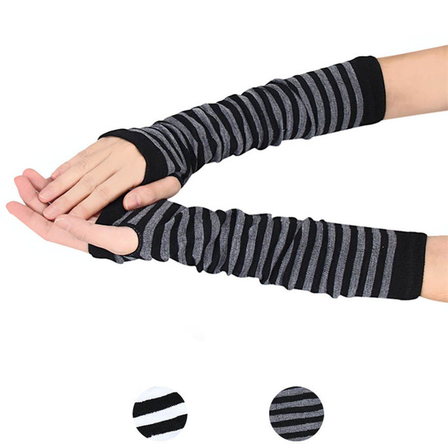 Calentador de brazo sin dedos  - Women Fashion Gloves reseña y precio