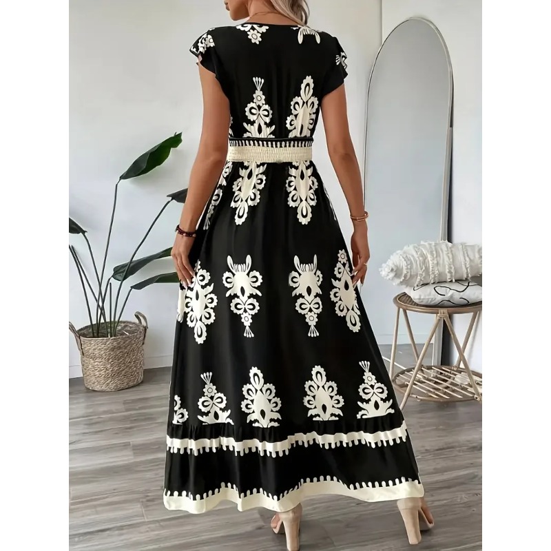 Vestido acampanado con cuello  - Women'S Fashion Visor reseña y precio