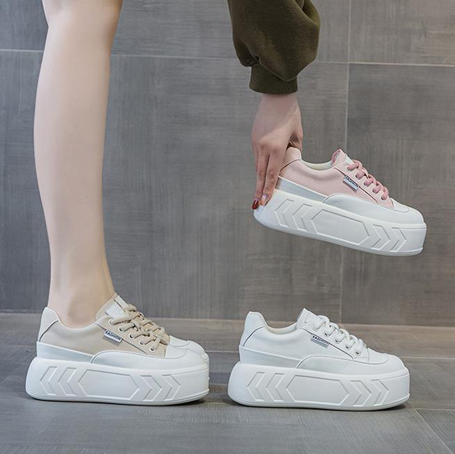 Zapatos de cuero de microfibra - Sneakers Fashion Women reseña y precio