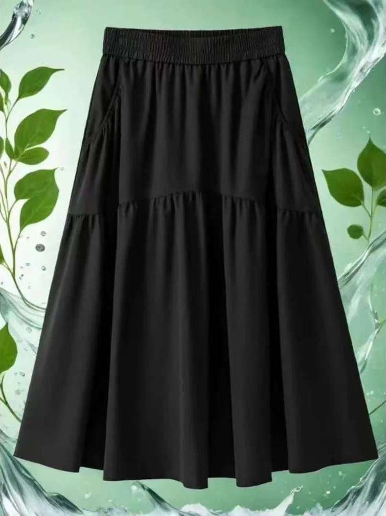 Falda Midi Cómoda de Corte A p - A-Line Skirt Midi reseña y precio