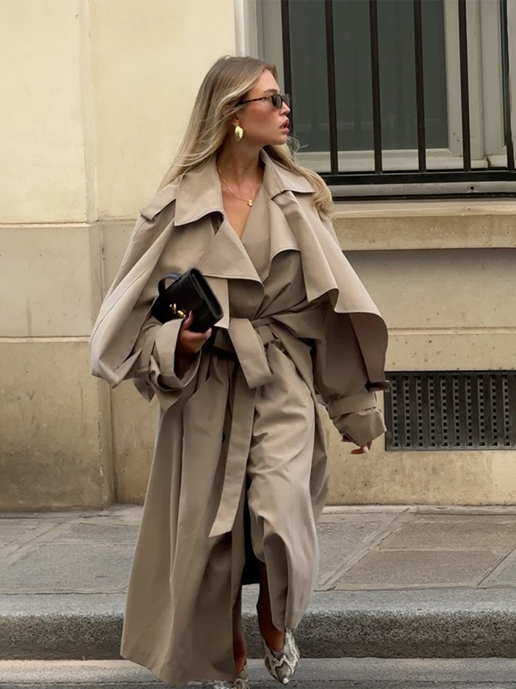 Gabardina con solapa lisa para - Women'S Fashion Raincoat reseña y precio
