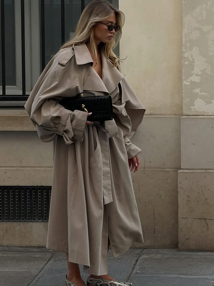 Gabardina con solapa lisa para - Women'S Fashion Raincoat reseña y precio