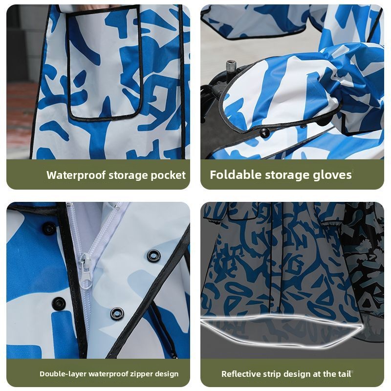 Impermeable Largo de Camuflaje - Women'S Fashion Raincoat reseña y precio